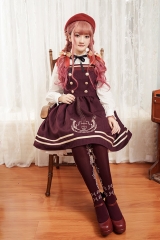 Chess Story -The Magic Music Academy- Embroidery Lolita Jumper Dress
