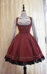 Little Dipper -The Bright Moon- Striped Lolita Corset JSK