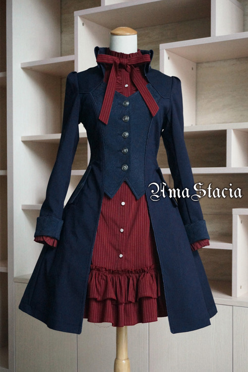 AmaStacia -Southern Cross and Iris- Military Lolita Jacket (Nylon-mixed ...