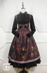 Miss Point -The Demon Cat- Gothic Creepy Cute Lolita Corset Jumper Dress