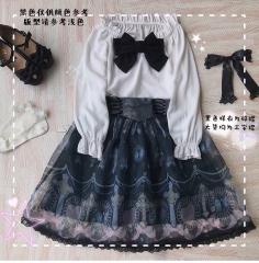 Angelcat -Jeweled Crosses- Gothic Lolita Skirt