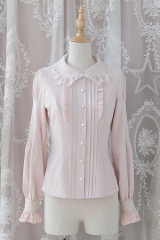 Reve Irom -The Echo- Sweet Peter Pan Collar Long Sleeves Lolita Blouse