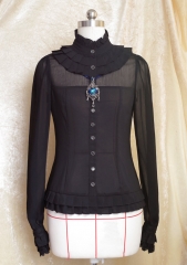 écailles De Lune -Forest Of Pipe Organ- Gothic Lolita Blouse