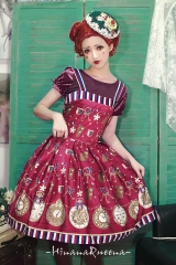 Hinana -Antique Clock- Lolita Jumper Dress