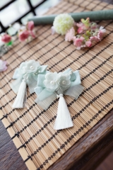 Arcadian Deer -Herbal.White Peony Root- Embroidery Qi Lolita Accessories