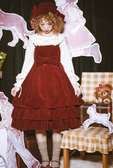 Lullaby -Little Heidi- Uniclor Corduroy Lolita Jumper Dress