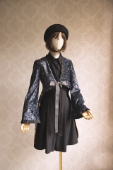 Proteus -Autumn Cats- Micro Velvet Long Sleeves Lolita Bolero