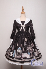 Citanul -Astrologer's Mysterious Sanctum- Sailor Collar Lolita OP Dress