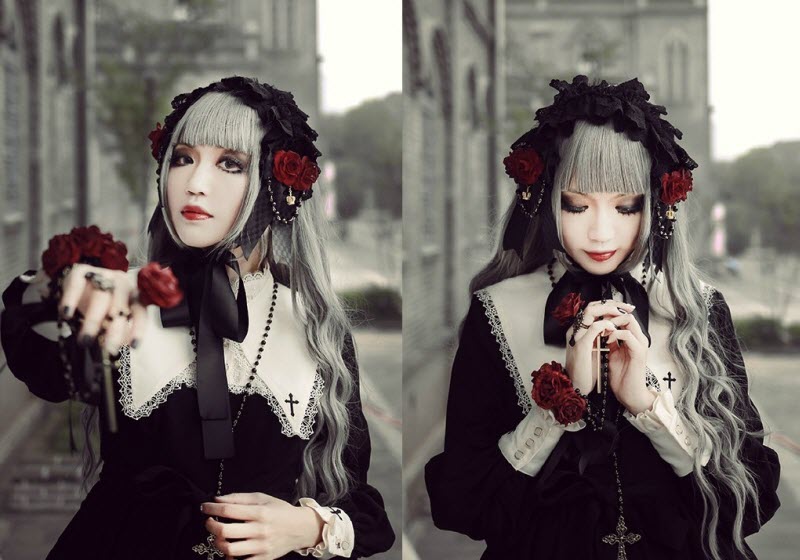 Nameless Poem Gothic Lolita OP Dress