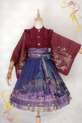 IchigoMiko -Fantastic Night By The River of Sakura- Wa Lolita Skirt (Short Version)