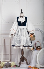 ZJ Story -Anna Polka- Vintage Classic Lolita JSK Full Set