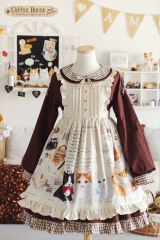 Lyreivy -The Coffee House of the Cats- Sweet Classic Lolita Apron