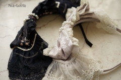 Nia Lolita -The Queen of the Dead- Gothic Lolita Headbows