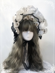 Bramble Rose -Devil- Gothic Lolita Bonnet