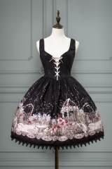 Lemon Honey -The Deserted Garden- Lolita Corset Jumper Dress