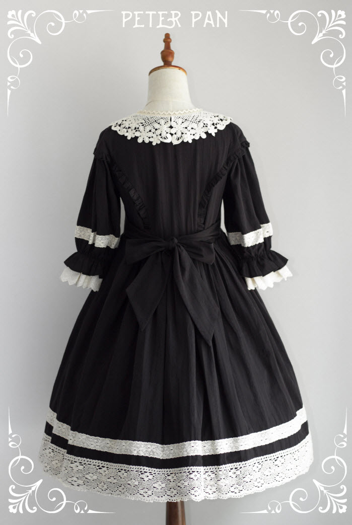 Star Fantasy -Peter Pan- Vintage Classic Lolita OP Dress (Short Sleeves ...