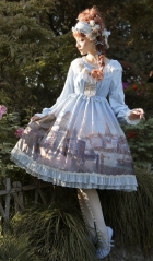 Bohe Cat -The Ancient City- Vintage Classic Lolita OP Dresses