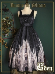 Eden Lolita -Milan Cathedral- Gothic Lolita High Waist JSK