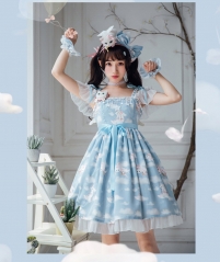 Miss Point -The Flying Cats- Sweet Lolita Jumper Dress