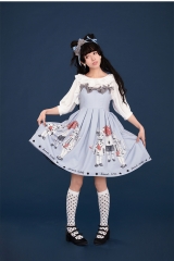 Summer Fairy -The Cats and The Mushrooms- Sweet Casual Lolita JSK Version I