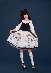 Summer Fairy -The Cats and The Mushrooms- Sweet Casual Lolita JSK Version II