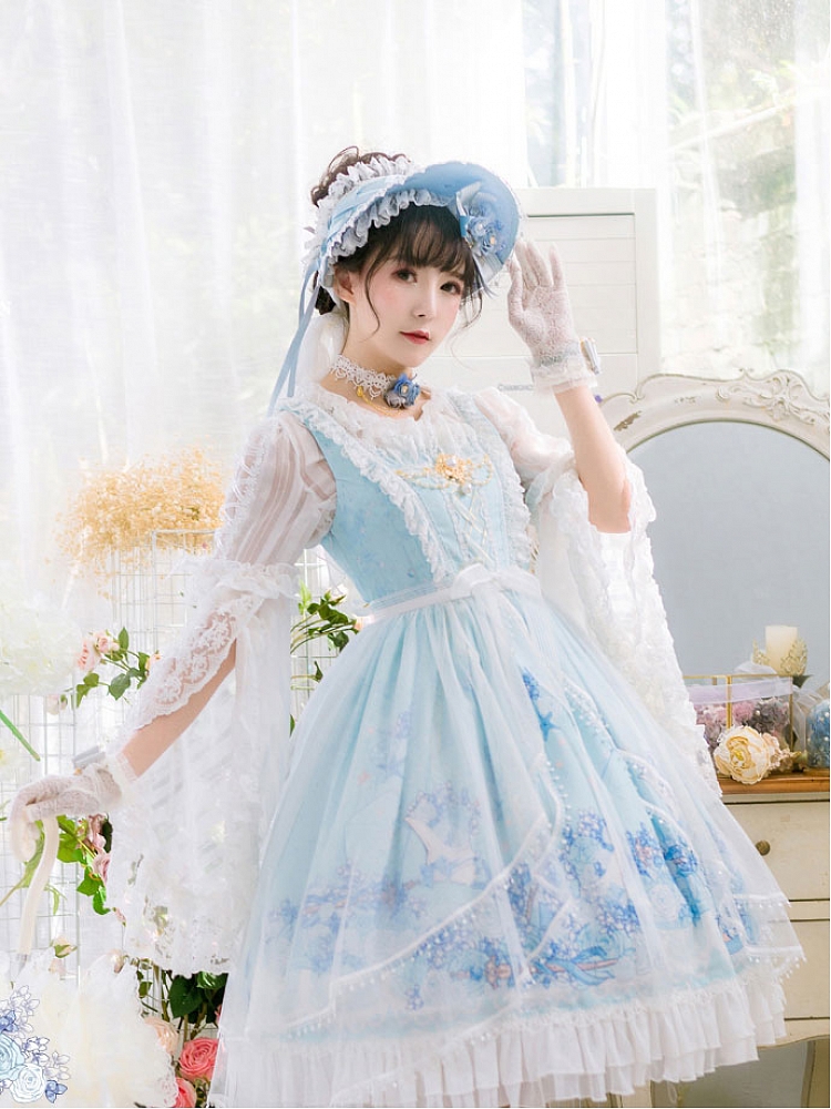 StarsMao -The Immortal Flowers- Vintage Classic Lolita Jumper Dress