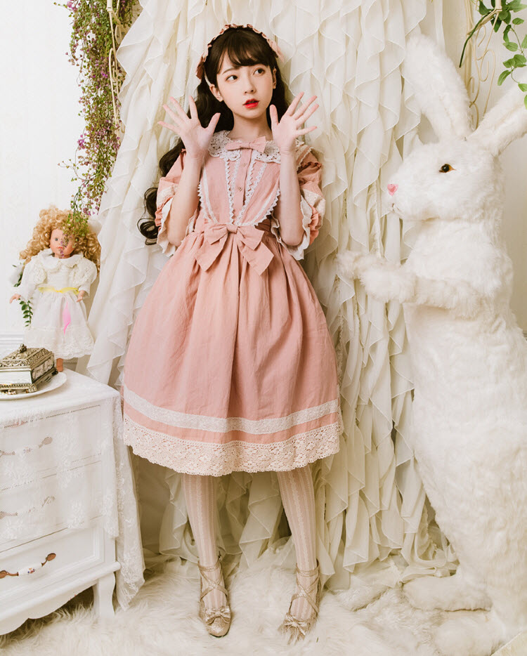 Star Fantasy -Peter Pan- Vintage Classic Lolita OP Dress (Short Sleeves ...