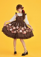 Summer Fairy -Doughnuts- Sweet Casual Lolita JSK Version II Set (Lucky Pack)