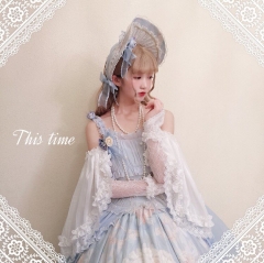 This Time -My First Love- Lolita Bonnet and Hairclip