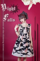 Night Falls In Dream -Cats On The Clouds- Sweet Lolita JSK Version II