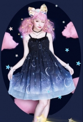 Pretty Rock Baby -Starry Night of The Summer- Lolita Jumper Dress