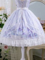 StarsMao -The Immortal Flowers- Vintage Classic Lolita Double-layer Overskirt