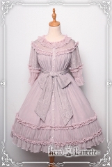 Krad Lanrete -Le chuchotis de l'été- Unicolor Vintage Classic Lolita OP Dress