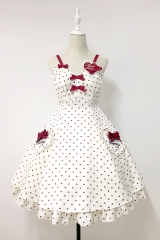 Lullaby -Shooting from the Heart- Sweet Lolita Jumper Dress (Ready In Stock)