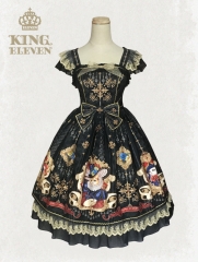 King Eleven -The Vintage Cat Painters- Lolita Jumper Dress