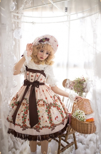 Fairytale Forest -Strawberry Garden Sonata- Lolita JSK Version II