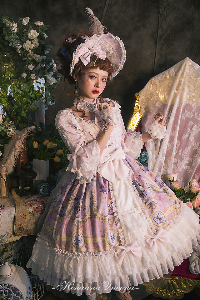 Hinana -The Secret Fairy Garden- Vintage Classic Lolita OP Dress ...