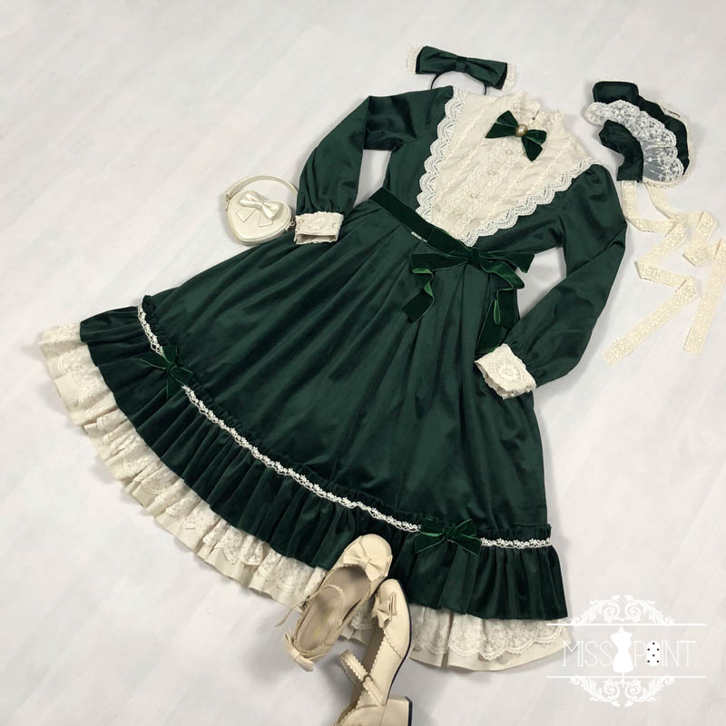 Miss Point -The Rose Doll- Vintage Classic Lolita OP Dress