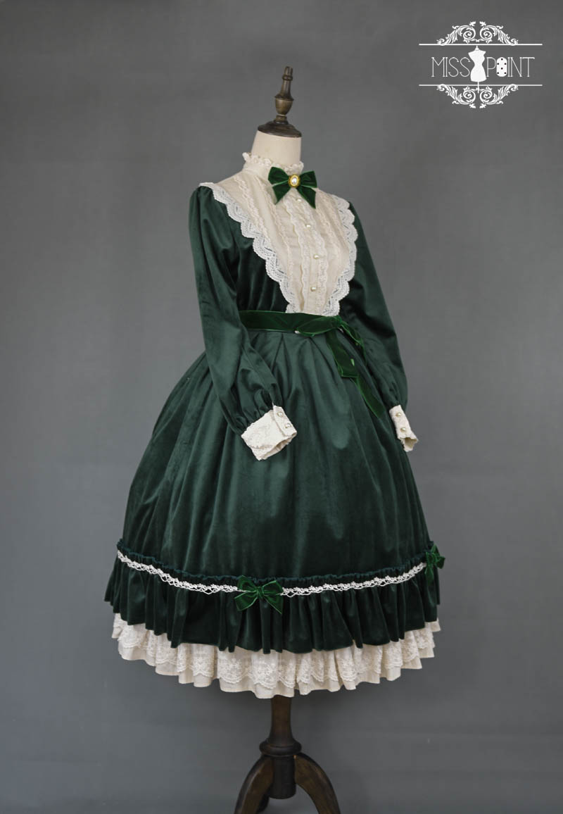 Miss Point -The Rose Doll- Vintage Classic Lolita OP Dress