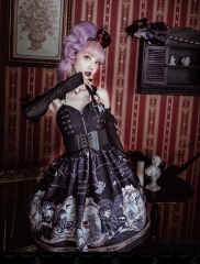 Sweety Honey -The Scary Night- Gothic Lolita Jumper Dress
