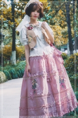 Surface Spell -The Thyme- Embroidery Vintage Classic Lolita Skirt