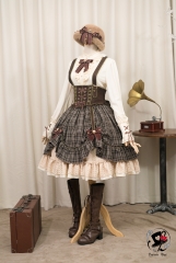 Fantastic Wind -Little Red Riding Hood- Lolita High Waist Skirt