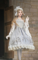 Miracles -Ode To The Cross- Vintage Classic Lolita Jumper Dress