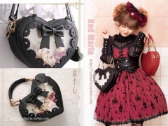 Red Maria Heart Shaped Sweet Lolita Bag