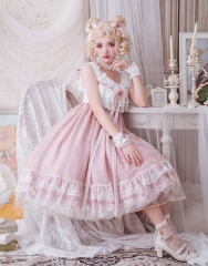 Little Forest -The Elegant Jackdaw- Lolita Jumper Dress - 3 Colors Available