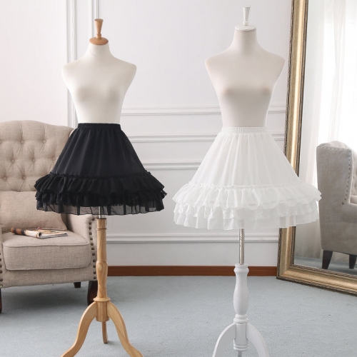 A-line Shaped Bell Shaped Adjustable 45cm Long Lolita Petticoat