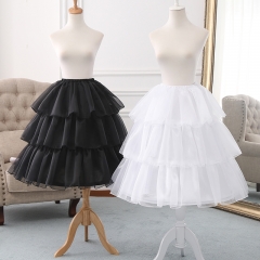 Diamond Tulle Adjustable Length Lolita Petticoat