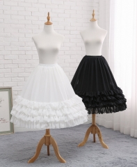 A-line Shaped Adjustable Puffy Level 70cm Long Lolita Petticoat