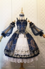 The Nine Songs -Crown of The Sea- Vintage Classic Lolita Jumper Dress