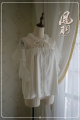 R-series -Phoenix Feathers- Qi Lolita Blouse (NOTE: Will Be Ready For Shipping in December!)